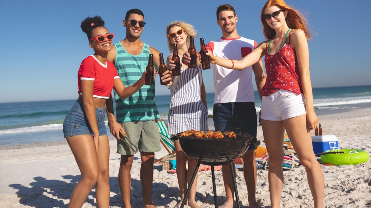 BBQ Party On The Beach