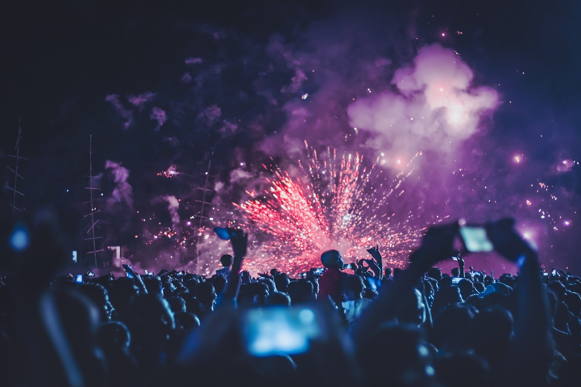 4th Of July Fireworks In The Fort Lauderdale